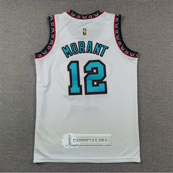 Camiseta Nino Memphis Grizzlies Ja Morant NO 12 Classic 2024-25 Blanco